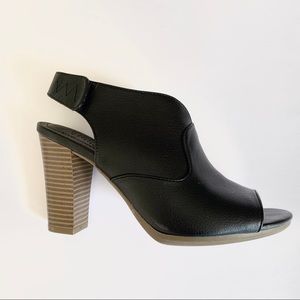 LifeStride Womens Size 7.5 Ciara Peep Toe Booties